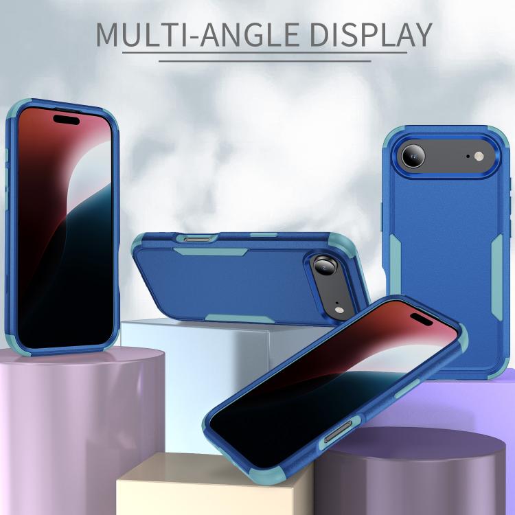 For iPhone Air Commuter Shockproof TPU + PC Phone Case(Royal Blue+Grey Green) - iPhone Air Cases by buy2fix | Online Shopping UK | buy2fix