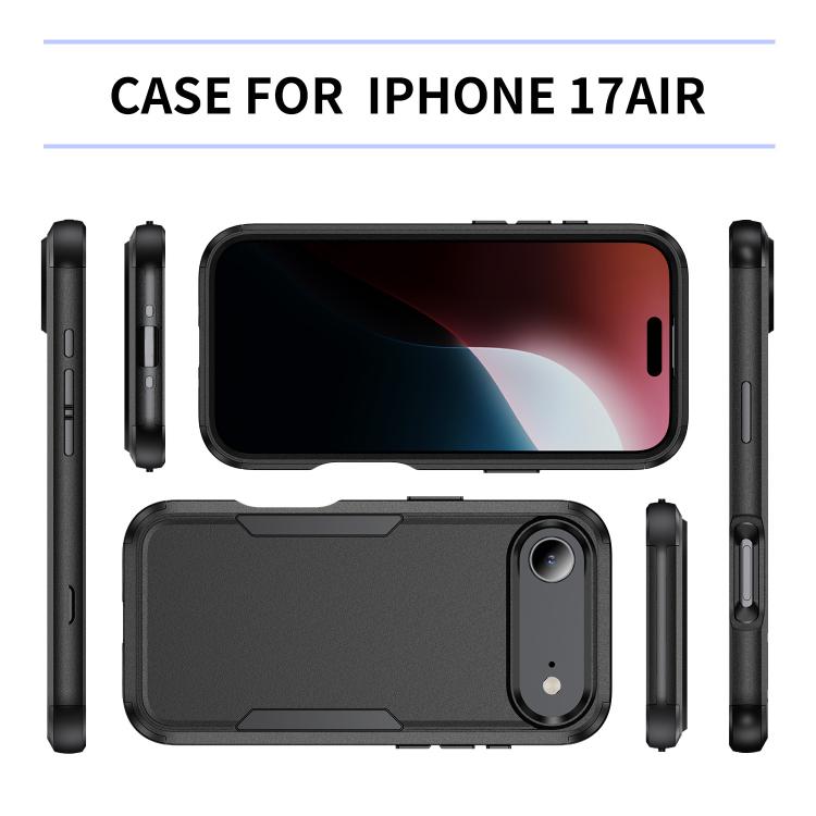 For iPhone Air Commuter Shockproof TPU + PC Phone Case(Black) - iPhone Air Cases by buy2fix | Online Shopping UK | buy2fix