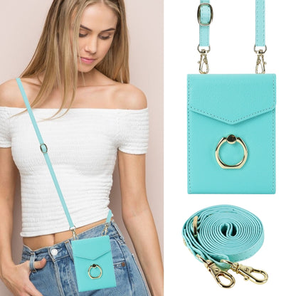 For Samsung Galaxy Z Flip4 Litchi Texture RFID Card Slot Phone Case with Ring Holder(Green) - Galaxy Z Flip4 5G Cases by buy2fix | Online Shopping UK | buy2fix