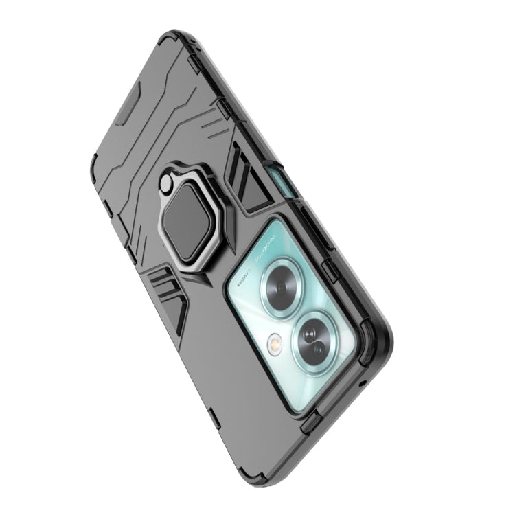 For OPPO A79 5G PC + TPU Shockproof Protective Phone Case with Magnetic Ring Holder(Black) - OPPO Cases by buy2fix | Online Shopping UK | buy2fix