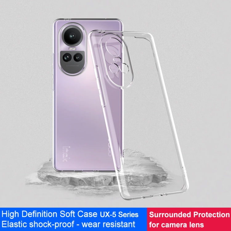 For OPPO Reno10 Pro 5G Global IMAK UX-5 Series Transparent TPU Phone Case - OPPO Cases by imak | Online Shopping UK | buy2fix