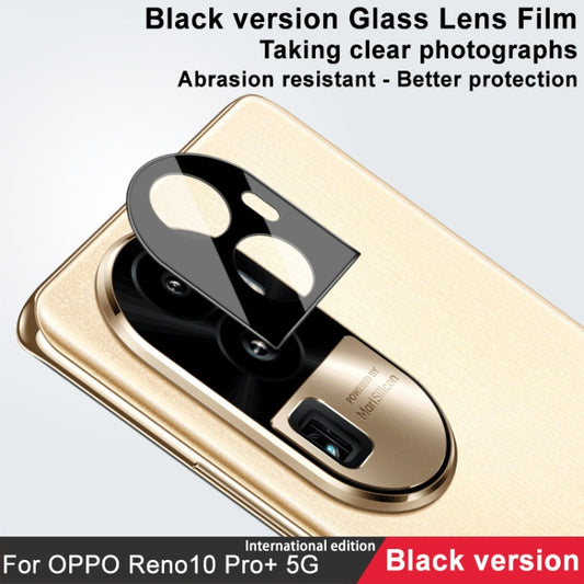 For OPPO Reno10 Pro+ 5G Global IMAK Rear Camera Lens Glass Film Black Version by imak