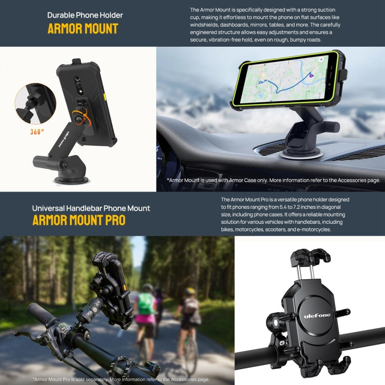 Ulefone Armor X12 Pro, 4GB+64GB, IP68/IP69K Rugged Phone, 5.45 inch Android 13 MediaTek Helio G36 Octa Core, Network: 4G, NFC(Some Orange) by Ulefone