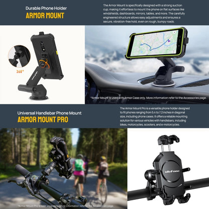 Ulefone Armor X12 Pro, 4GB+64GB, IP68/IP69K Rugged Phone, 5.45 inch Android 13 MediaTek Helio G36 Octa Core, Network: 4G, NFC(Some Orange) by Ulefone