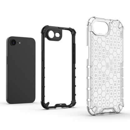 For iPhone 16e Honeycomb Shockproof Phone Case(Green) - iPhone 16e Cases by buy2fix | Online Shopping UK | buy2fix