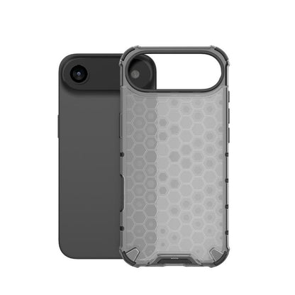 For iPhone Air Honeycomb Shockproof Phone Case(Black) - iPhone Air Cases by buy2fix | Online Shopping UK | buy2fix