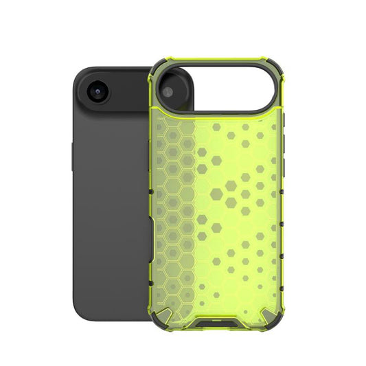 For iPhone Air Honeycomb Shockproof Phone Case(Green) - iPhone Air Cases by buy2fix | Online Shopping UK | buy2fix