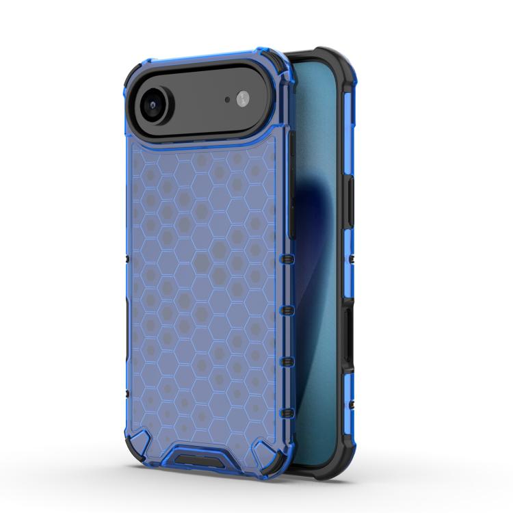 For iPhone Air Honeycomb Shockproof Phone Case(Blue) - iPhone Air Cases by buy2fix | Online Shopping UK | buy2fix