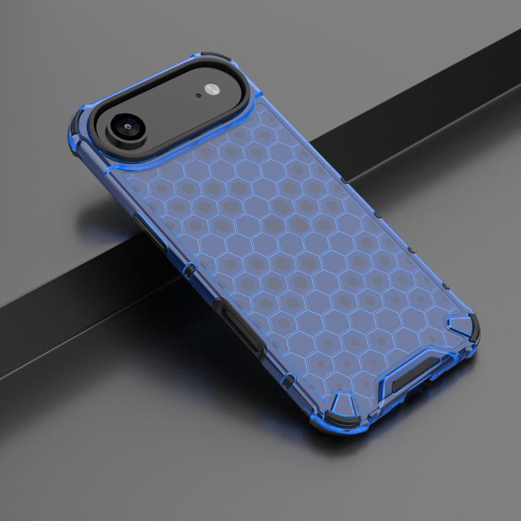 For iPhone Air Honeycomb Shockproof Phone Case(Blue) - iPhone Air Cases by buy2fix | Online Shopping UK | buy2fix