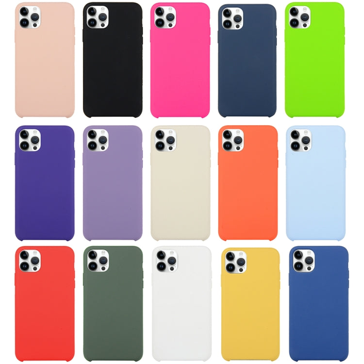 For iPhone 16 Plus Solid Silicone Phone Case(Purple) - iPhone 16 Plus Cases by buy2fix | Online Shopping UK | buy2fix