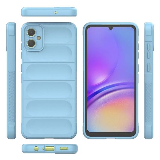For Samsung Galaxy A05 4G Magic Shield TPU + Flannel Phone Case(Light Blue) by buy2fix