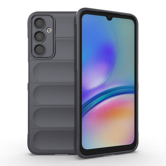 For Samsung Galaxy A05s 4G Magic Shield TPU + Flannel Phone Case(Dark Grey)