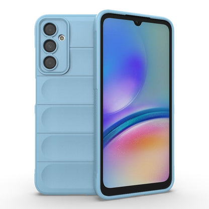 For Samsung Galaxy A05s 4G Magic Shield TPU + Flannel Phone Case(Light Blue) by buy2fix