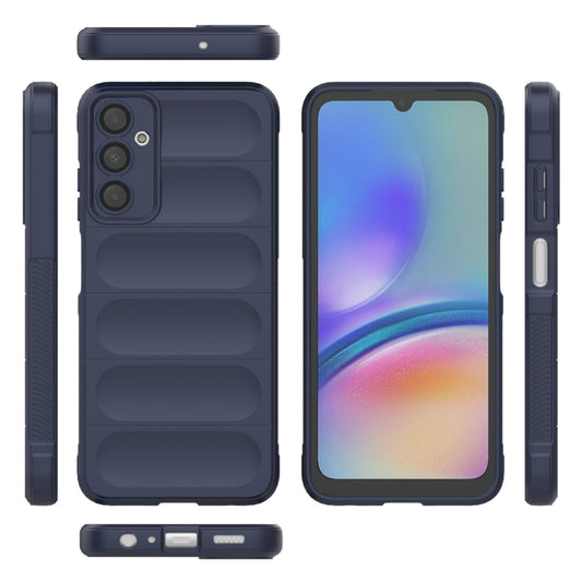 For Samsung Galaxy A05s 4G Magic Shield TPU + Flannel Phone Case(Dark Blue) by buy2fix