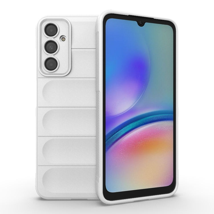 For Samsung Galaxy A05s 4G Magic Shield TPU + Flannel Phone Case(White) by buy2fix