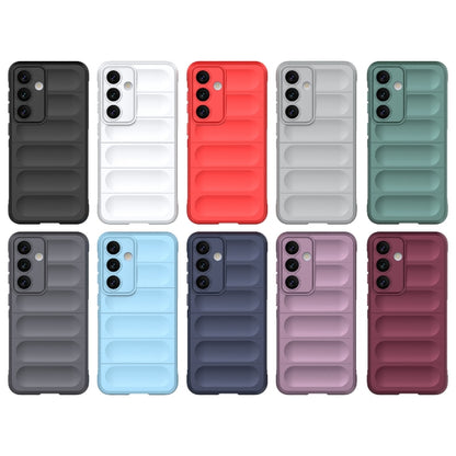 For Samsung Galaxy S24 5G Magic Shield TPU + Flannel Phone Case(Grey) - Galaxy S24 5G Cases by buy2fix | Online Shopping UK | buy2fix