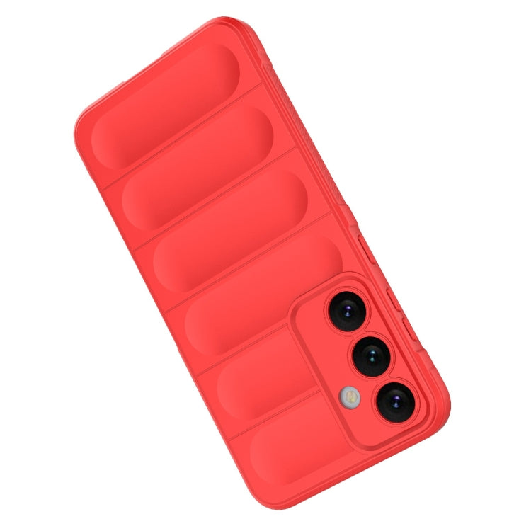 For Samsung Galaxy S24+ 5G Magic Shield TPU + Flannel Phone Case(Red) - Galaxy S24+ 5G Cases by buy2fix | Online Shopping UK | buy2fix