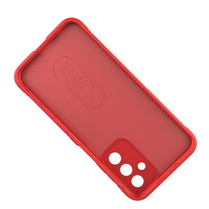 For Samsung Galaxy M15 5G Global Magic Shield TPU + Flannel Phone Case(Red) by buy2fix