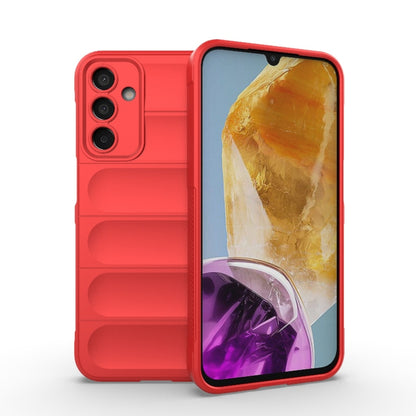 For Samsung Galaxy F15 5G Global Magic Shield TPU + Flannel Phone Case(Red) by buy2fix