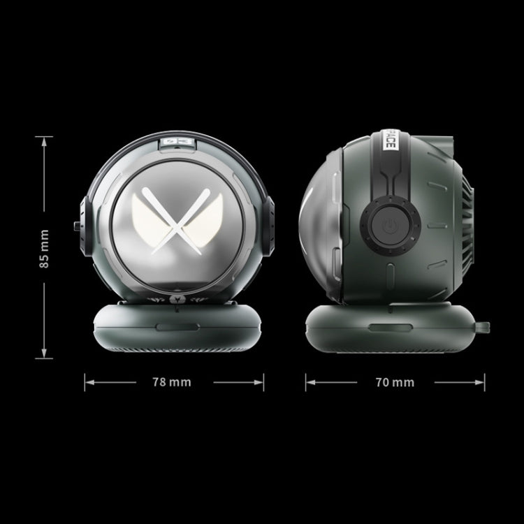 Astronaut Outdoor Wireless Bluetooth Desktop Subwoofer Speaker(Black) - Desktop Speaker by buy2fix | Online Shopping UK | buy2fix