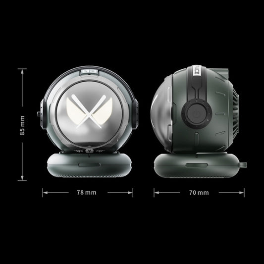 Astronaut Outdoor Wireless Bluetooth Desktop Subwoofer Speaker(Black) - Desktop Speaker by buy2fix | Online Shopping UK | buy2fix