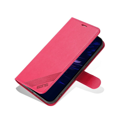 For iPhone 15 Plus AZNS Sheepskin Texture Flip Leather Phone Case(Red) - iPhone 15 Plus Cases by AZNS | Online Shopping UK | buy2fix