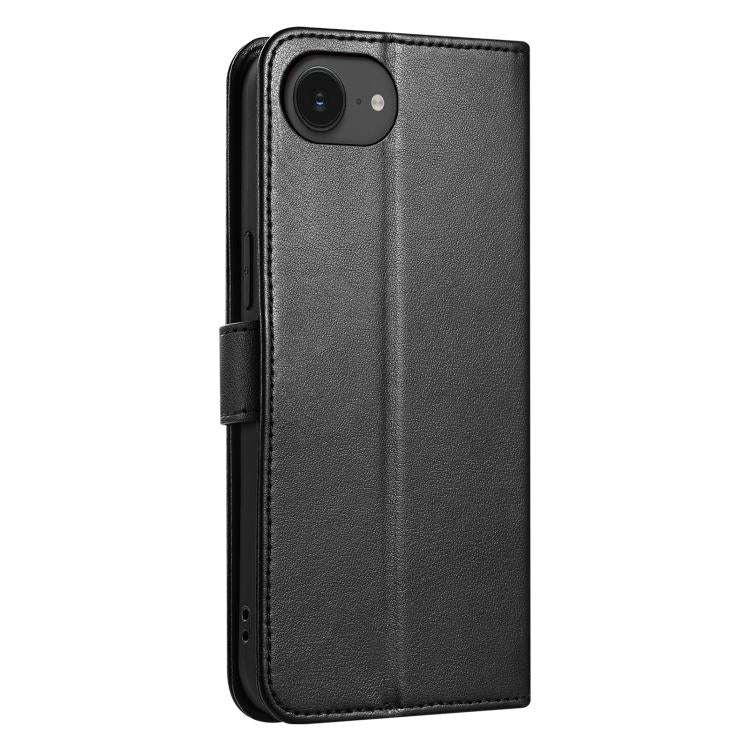 For iPhone 16e AZNS Sheepskin Texture Flip Leather Phone Case(Black) - iPhone 16e Cases by AZNS | Online Shopping UK | buy2fix