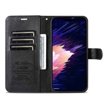 For iPhone 17 Pro Max AZNS Sheepskin Texture Flip Leather Phone Case(Black) - iPhone 17 Pro Max Cases by AZNS | Online Shopping UK | buy2fix