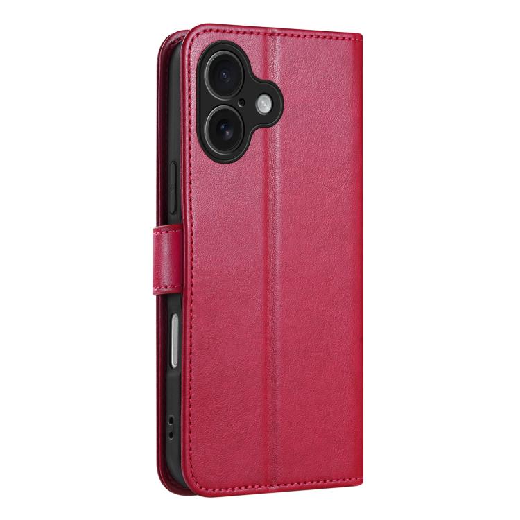 For iPhone 17 AZNS Sheepskin Texture Flip Leather Phone Case(Red) - iPhone 17 Cases by AZNS | Online Shopping UK | buy2fix