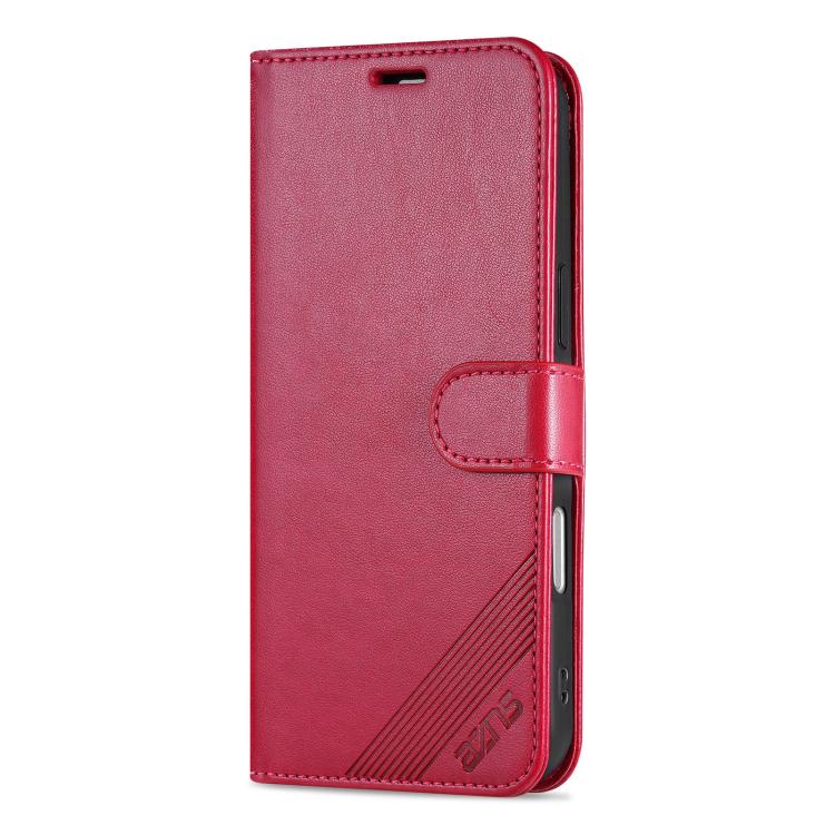 For iPhone Air AZNS Sheepskin Texture Flip Leather Phone Case(Red) - iPhone Air Cases by AZNS | Online Shopping UK | buy2fix