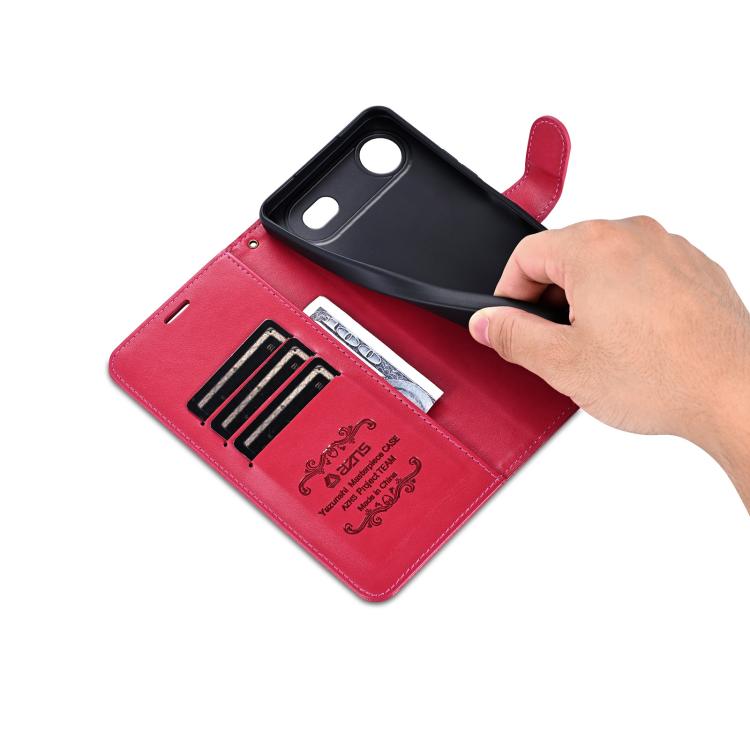For iPhone Air AZNS Sheepskin Texture Flip Leather Phone Case(Red) - iPhone Air Cases by AZNS | Online Shopping UK | buy2fix