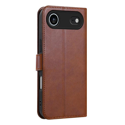 For iPhone Air AZNS Sheepskin Texture Flip Leather Phone Case(Brown) - iPhone Air Cases by AZNS | Online Shopping UK | buy2fix