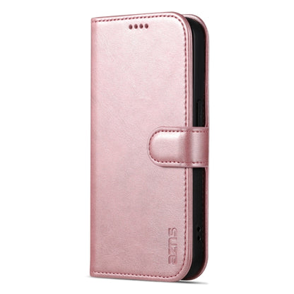 For iPhone 15 Pro AZNS Skin Feel Calf Texture Flip Leather Phone Case(Rose Gold) - iPhone 15 Pro Cases by AZNS | Online Shopping UK | buy2fix