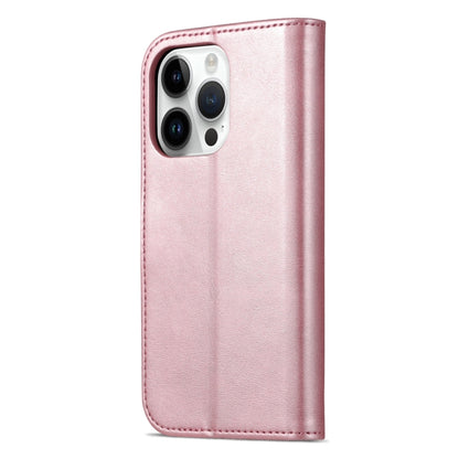 For iPhone 15 Pro AZNS Skin Feel Calf Texture Flip Leather Phone Case(Rose Gold) - iPhone 15 Pro Cases by AZNS | Online Shopping UK | buy2fix