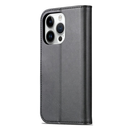For iPhone 15 Pro AZNS Skin Feel Calf Texture Flip Leather Phone Case(Black) - iPhone 15 Pro Cases by AZNS | Online Shopping UK | buy2fix