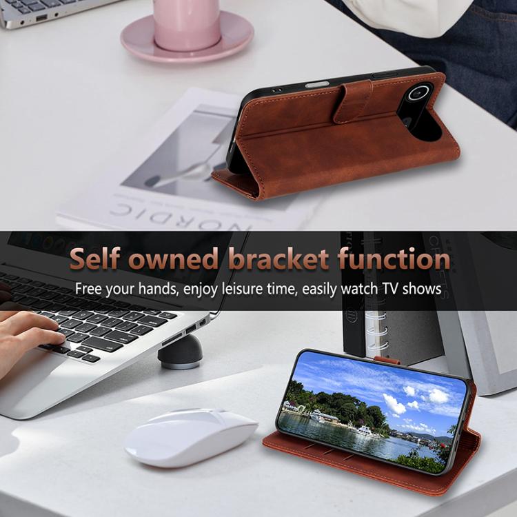 For iPhone Air AZNS Skin Feel Calf Texture Flip Leather Phone Case(Black) - iPhone Air Cases by AZNS | Online Shopping UK | buy2fix