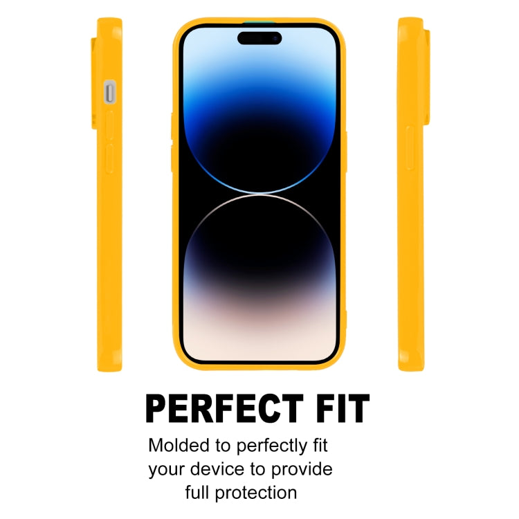 For iPhone 15 Pro Max GOOSPERY PEARL JELLY Shockproof TPU Phone Case(Yellow) - iPhone 15 Pro Max Cases by GOOSPERY | Online Shopping UK | buy2fix