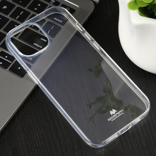For iPhone 15 Pro GOOSPERY CLEAR JELLY Transparent TPU Soft Phone Case - iPhone 15 Pro Cases by GOOSPERY | Online Shopping UK | buy2fix