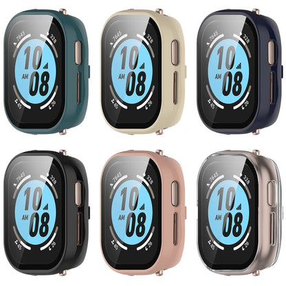 For Honor Watch 4 PC + 9H Tempered Glass Integrated Watch Case(Ink Blue) by buy2fix