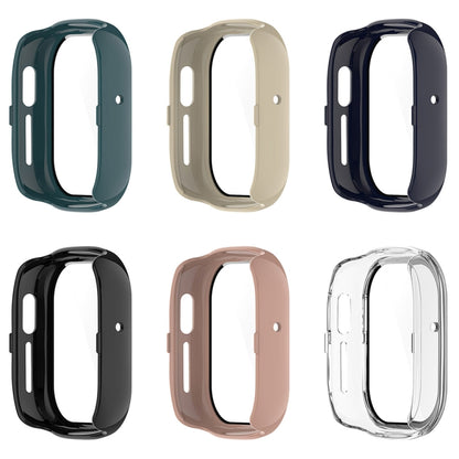 For Honor Watch 4 PC + 9H Tempered Glass Integrated Watch Case(Ink Blue) by buy2fix