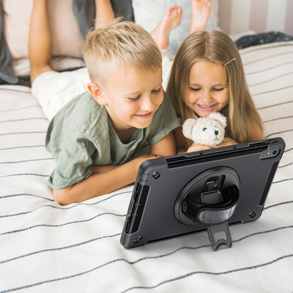 For Lenovo Tab P11 2nd Gen Multifunctional Three Proof Holder Tablet Case(Black) - Lenovo by buy2fix | Online Shopping UK | buy2fix