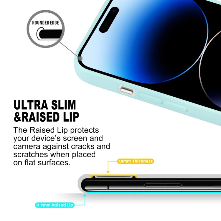 For iPhone 15 Pro GOOSPERY SOFT FEELING Liquid TPU Soft Phone Case(Mint Green) - iPhone 15 Pro Cases by GOOSPERY | Online Shopping UK | buy2fix