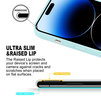 For iPhone 15 Pro GOOSPERY SOFT FEELING Liquid TPU Soft Phone Case(Mint Green) - iPhone 15 Pro Cases by GOOSPERY | Online Shopping UK | buy2fix