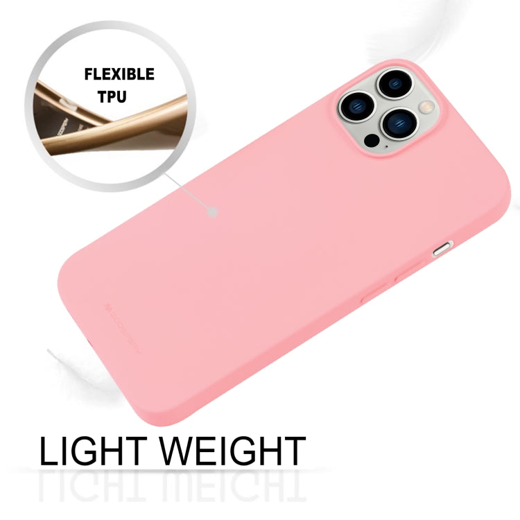 For iPhone 15 Pro GOOSPERY SOFT FEELING Liquid TPU Soft Phone Case(Pink) - iPhone 15 Pro Cases by GOOSPERY | Online Shopping UK | buy2fix