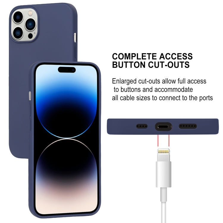 For iPhone 15 Pro GOOSPERY SOFT FEELING Liquid TPU Soft Phone Case(Dark Blue) - iPhone 15 Pro Cases by GOOSPERY | Online Shopping UK | buy2fix