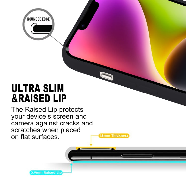 For iPhone 15 Plus GOOSPERY SOFT FEELING Liquid TPU Soft Phone Case(Black) - iPhone 15 Plus Cases by GOOSPERY | Online Shopping UK | buy2fix