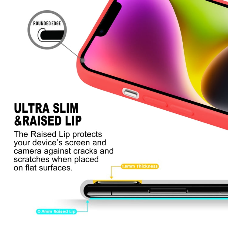 For iPhone 15 Plus GOOSPERY SOFT FEELING Liquid TPU Soft Phone Case(Red) - iPhone 15 Plus Cases by GOOSPERY | Online Shopping UK | buy2fix