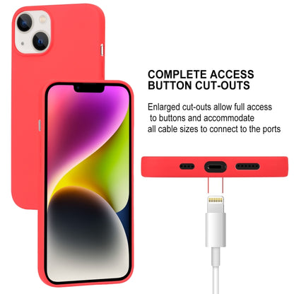 For iPhone 15 Plus GOOSPERY SOFT FEELING Liquid TPU Soft Phone Case(Red) - iPhone 15 Plus Cases by GOOSPERY | Online Shopping UK | buy2fix