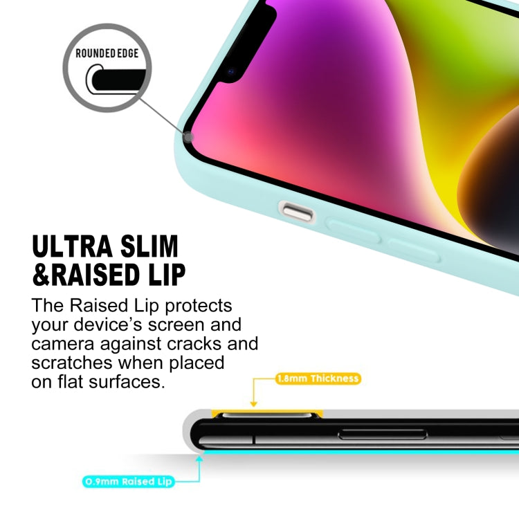 For iPhone 15 Plus GOOSPERY SOFT FEELING Liquid TPU Soft Phone Case(Mint Green) - iPhone 15 Plus Cases by GOOSPERY | Online Shopping UK | buy2fix