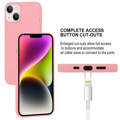 For iPhone 15 Plus GOOSPERY SOFT FEELING Liquid TPU Soft Phone Case(Pink) - iPhone 15 Plus Cases by GOOSPERY | Online Shopping UK | buy2fix